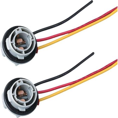 Lot de 2 douilles 1157 BAY15D. adaptateur P21/5W pour clignotants et feux stop de voiture. (1/2)