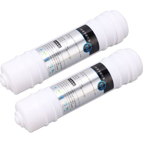 Cartouche filtrante à charbon actif T33 10 pouces, pack de 2 pièces, universelle pour maison, filtration d'eau, remplacement standard (1/5)