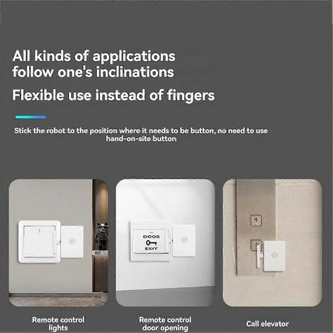 Bouton-poussoir intelligent à distance sans fil avec télécommande pour éteindre les lumières (infrarouge). (1/4)