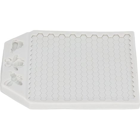 Schokoladen-Silikonform, Wabe Silikonform Biene Waben Muster Fondant Mould Hitze- und kältebeständige Bienenform mit Bienenstock von Süßigkeiten, Nüssen, Geleekuchenformen verwendet (1/5)