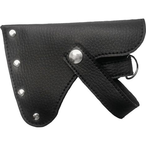 Bolsa para hacha de camping cuero negro ADLER