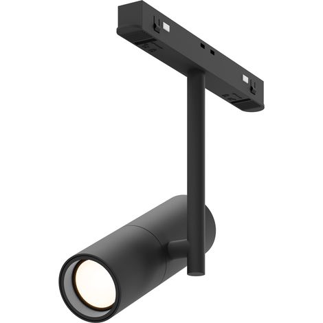 Spot sur rail magnétique LED orientable 12W noir Bluetooth dimmable Maytoni ELTI (1/5)