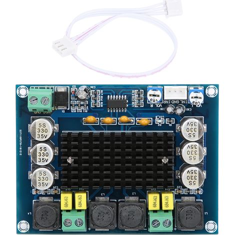 Carte amplificateur de puissance Module électronique numérique à 2 canaux TPA3116D2 DC12x26V 120W XH-M543 (1/5)