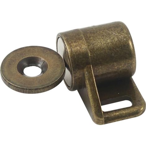 Loquet Magnétique pour Placard Ultra-fin en Métal Robuste, Butée Magnétique Anti-corrosion pour Porte D’armoire, Fixation Sécurisée pour Tiroir et Meuble, Usage Intérieur Maison (1/5)