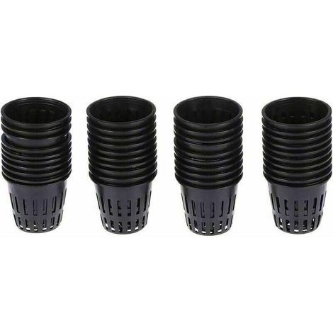 EASYCOMFORT 40 PCS 2 Pouces Net Pot pour Hydroponique Jardin Net Tasse Pots En Plastique Hydroponique Net Pot Seau Panier-Fei Yu (1/5)