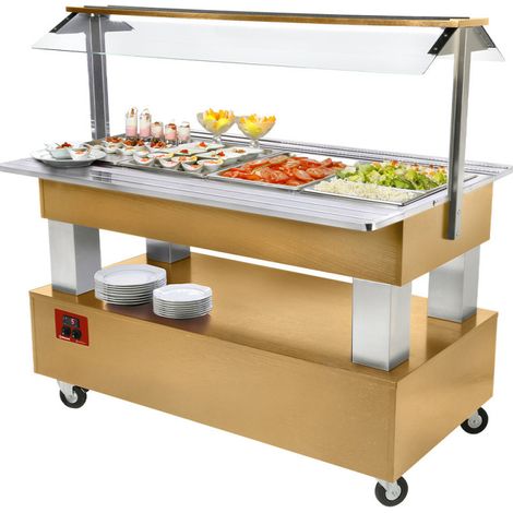 Buffet - salade bar réfrigéré - 4x GN1/1-150 - Diamond (1/3)
