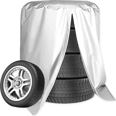 Sac de rangement pneus auto étanche anti-poussière 4 pneus 73x110 cm (1/5)
