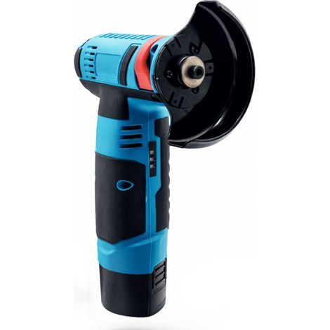 Smerigliatrice Flex Portatile con 2 Batterie per Incisione e Taglio