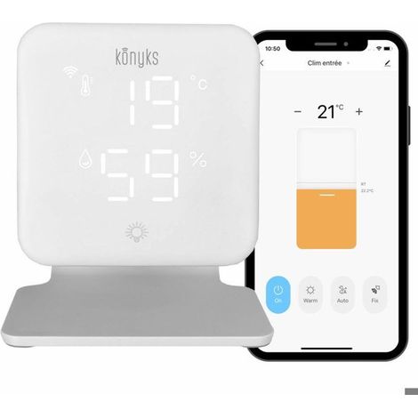 Konyks Termostato Wi-Fi Aluminio Control Remoto (1/5)