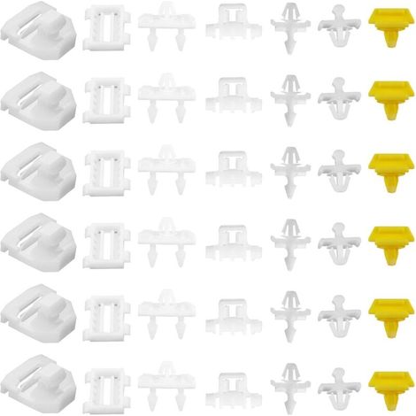42pcs Door Side Cover Clips for W201 Compatible with Mercedes 190e Mercedes W201 Clips for W201 Clips for Mercedes W201 (1/5)