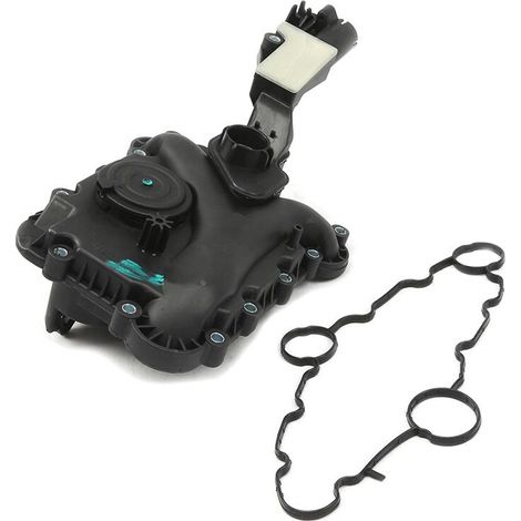 Separador de aceite y gas, válvula de ventilación y separador de aceite y agua para motores Audi A4, A5, A6, A8, Q7 y A7. Números de pieza: 06E103547AC y 06E103547F.