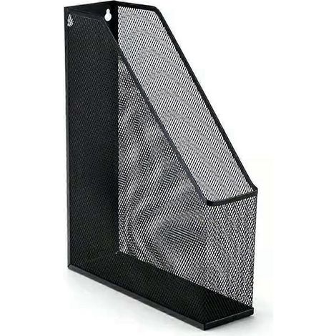 Stück Wandhalterung aus Metalldrahtgitter für Zeitschriften, Akten, Papier, Bücher und Dokumente, Ablage, Regal, Home-Office-Schreibtisch-Organizer, schwarz