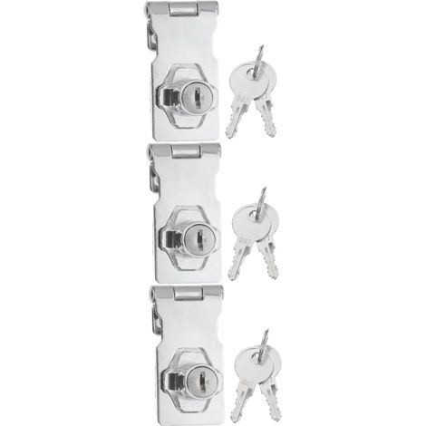 Ensemble de 3 serrures de porte d'armoire en alliage de zinc Gadpipart (1/5)