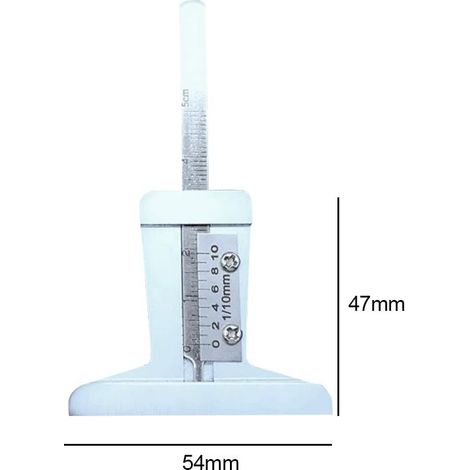 Jauge De Profondeur De Pneu De Voiture - Morechioce Pneus Jauge De Profondeur En Acier Inoxydable Portable Ajustable Avec Vis (1/5)