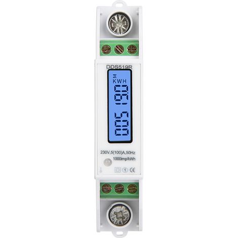 Einphasiger 1P 230V Haushaltsenergiezähler mit intelligenter Digitalanzeige DDS519R (1/5)