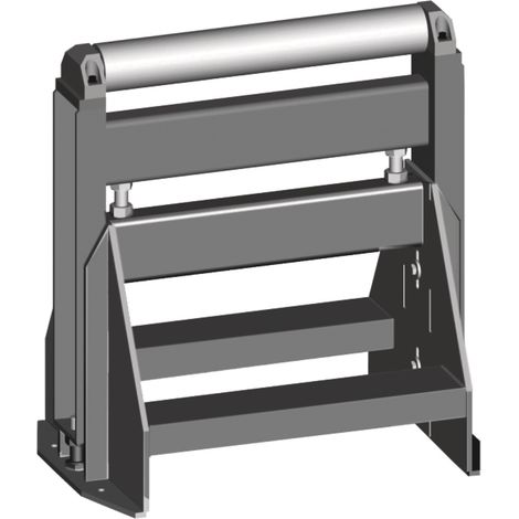 Metallkraft Rollenbock 450 mm, höhenverstellbar, Stützlast max. 700 kg, 3649015