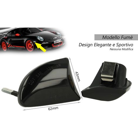 Kit Freccia Laterale a Led Side Marker Lente Fume Smart Fortwo W451 Coupe Cabrio OEM 4519067700C40A 4519067800C40A (1/3)