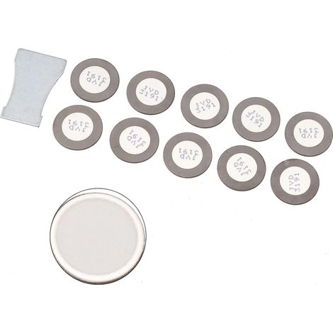 Humidificador de disco de cerámica de 10 Uds. De 20mm con placa de hierro, atomización fina de 0,7 MHz para el jardín del hogar (1/5)