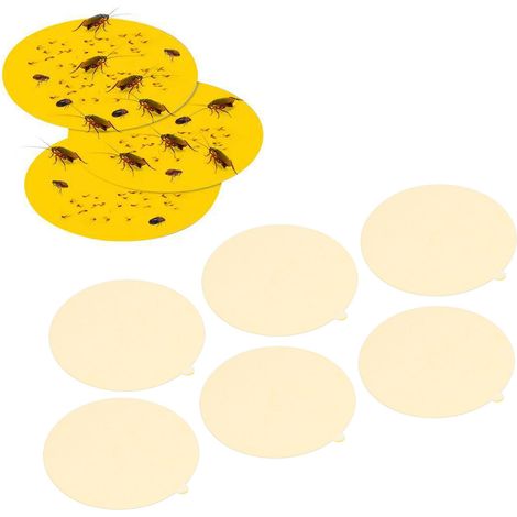 Lot de 10 Pièges à Puces avec Plaques Adhésives Spécial Lampes Anti-Puces et Mouches-KZQ (1/2)