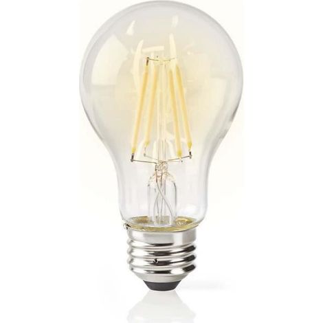 Ampoule à filament LED connectée autonome/douille E27 / A60 / à variation blanc chaud/Smartlife - NEDIS - (1/5)
