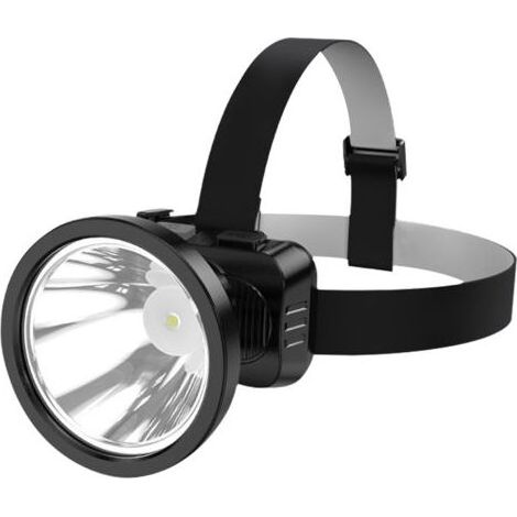 Hochleistungsfähiges, wiederaufladbares Stirnband mit großer Reichweite, 15-W-Stirnlampe und 4 Stunden Akkulaufzeit. (1/4)