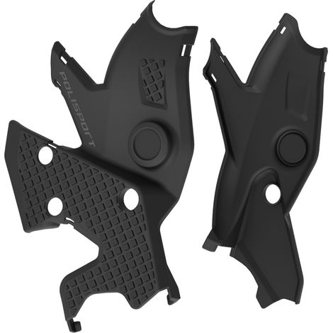 Set di protezioni telaio Tenere Polisport 700 690 19 25 nere resistenti