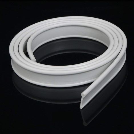 SIRHONA Joint de Pare Baignoire 19 x 1200 mm - Gris - pour Portes Pliantes - en Caoutchouc Souple - Étanchéité Parfait - Joint de Douche (1/3)