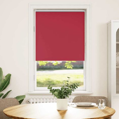 Verdunkelungsrollo Rot 65x175 cm Stoffbreite 60,7 cm Polyester