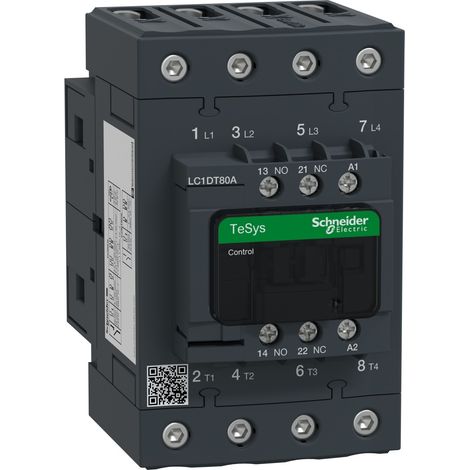 Contacteur IEC 4P 80A résistif 4 NO bobine 220VAC - LC1DT80AM7 (1/2)