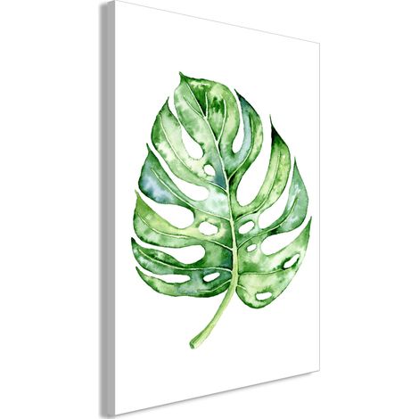 Gemälde – Aquarell Monstera (1-teilig) vertikal (1/3)