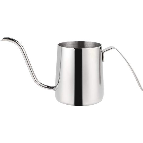 Bouilloire mini en acier inoxydable, bouilloire à col de cygne portable, à bec verseur bouilloire à café 250 m (1/5)