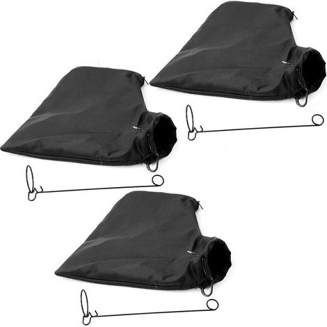 Sacs à sciure OIMG (lot de 3) avec fil métallique, sacs à sciure, sacs de récupération de poussière pour scies à onglets, sacs pour aspirateur, sacs à poussière de bois, sacs de récupération de poussi (1/5)