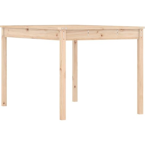 Maison Exclusive - Gartentisch 121x82,5x76 cm Massivholz Kiefer