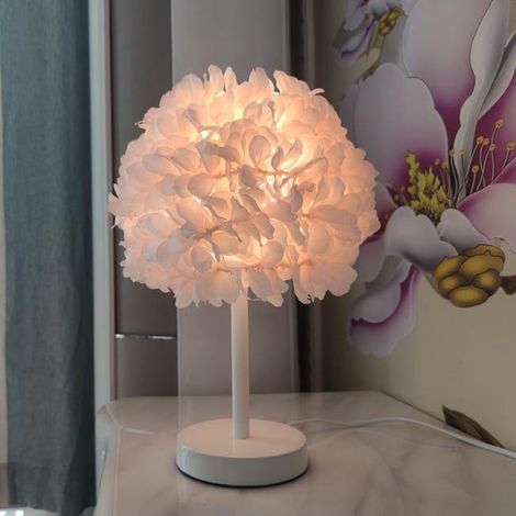 Lampe de table LED pétale, lampe de chevet rose moderne et tendance, décoration d'intérieur en forme de fleur artificielle immortelle (SKU produit : 96662347  SKU Offre : CJ-20250716-TD82) (1/5)