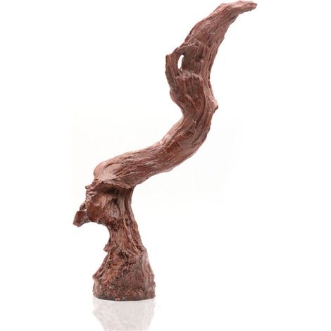 Scultura in resina realizzata a mano, che simula un ramo d'albero.