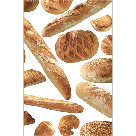 Sticker réfrigérateur et lave vaisselle, boulangerie gourmandise art déco, 75 cm X 49 cm (1/4)