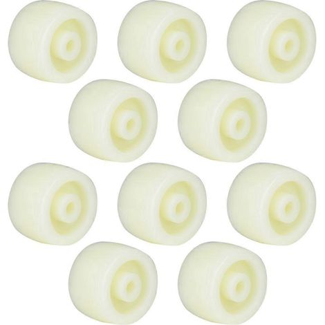 10 Stück 1,5 Zoll Nylon-Rundrollen, 40 kg maximale Traglast