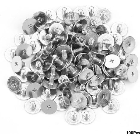 Vis À Tête Plate M3 - Acier Au Carbone 5x10mm - Réparation Machines Industrielles - Lot De 100 Pièces (1/5)