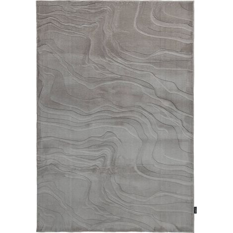 Tapis gris cosmic doux à relief et facile d entretien - 230 x 160 cm (1/5)