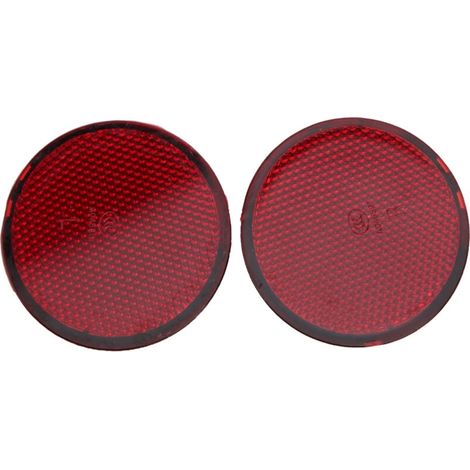 2 pièces réflecteur de pare-chocs arrière rond rouge Auto Modification adapté pour Nissan QASHQAI 2007-2015 (1/5)