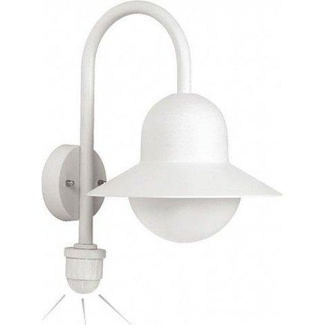 Albert Applique Moderna bianca con sensore di movimento