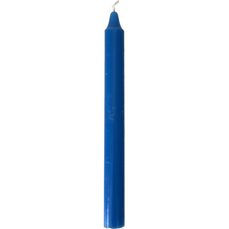 Bougie teintée dans la masse bleu (1/2)