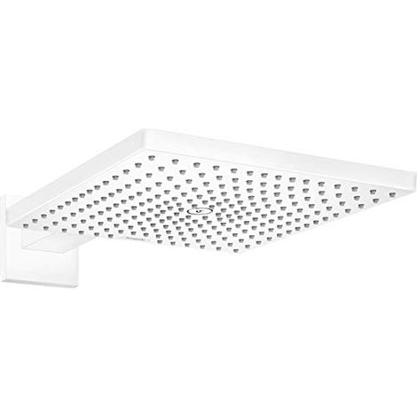 Hansgrohe Raindance E - Soffione doccia E 300 con braccio, bianco opaco 26238700 (1/4)