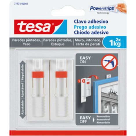 GANCIO ADESIVO TESA POWERSTRIPS QUADRO REG 2 PZ- TESA- 8,0 confezione