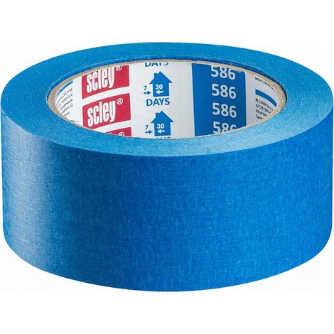 Nastro adesivo di carta blu 25 mm 33 m scley