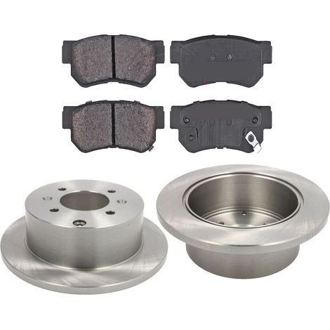 KIT FRENI POSTERIORI compatibile con HYUNDAI SONICA IV (EF) - DISCHI + PASTIGLIE OEM: FDB1606 / 17207 /SOSTITUZIONE DIRETTA/BASSA POLVERE/SILENZIOSO (1/5)