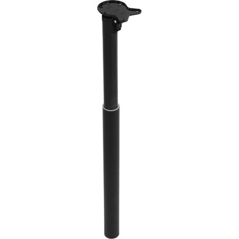 Pieds de table réglables, table pliante, support réglable en hauteur, acier inoxydable noir, résistant aux chocs, convient aux camping-cars et aux yachts. (1/5)