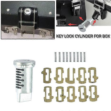 Cylindre de serrure à clé pour top case en aluminium avec sacoche latérale pour BMW R1200GS LC R1250GS Adventure F750 F850 GS (1/5)