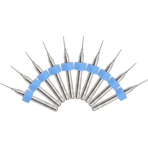 10 Stück Mikrobohrer aus Wolframkarbid für die Reinigung von 3D-Druckerdüsen und Leiterplatten (0,5 mm) (1/5)