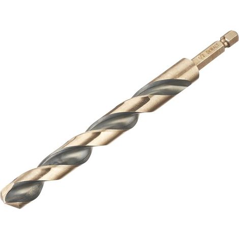 Dewalt DT20618-QZ BLACK&GOLD Hex HSS-G Drill Bit 12.0mm DEWDT20618QZ